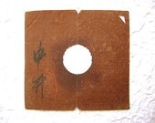 Vintage  Japanese Stencil  Family Crest  Kamon  Stencil A33