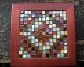 Sunshine and Shadow Mosaic Trivet in Earthtones