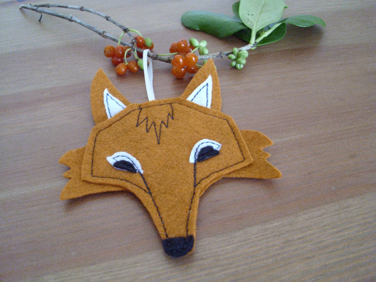 Felt Fox Ornament