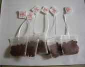 Tea Bag Felt Food Toy Realistic and Life Size, set of 6, FREE SHIPPING in US