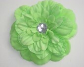 Light Green Flower Clip