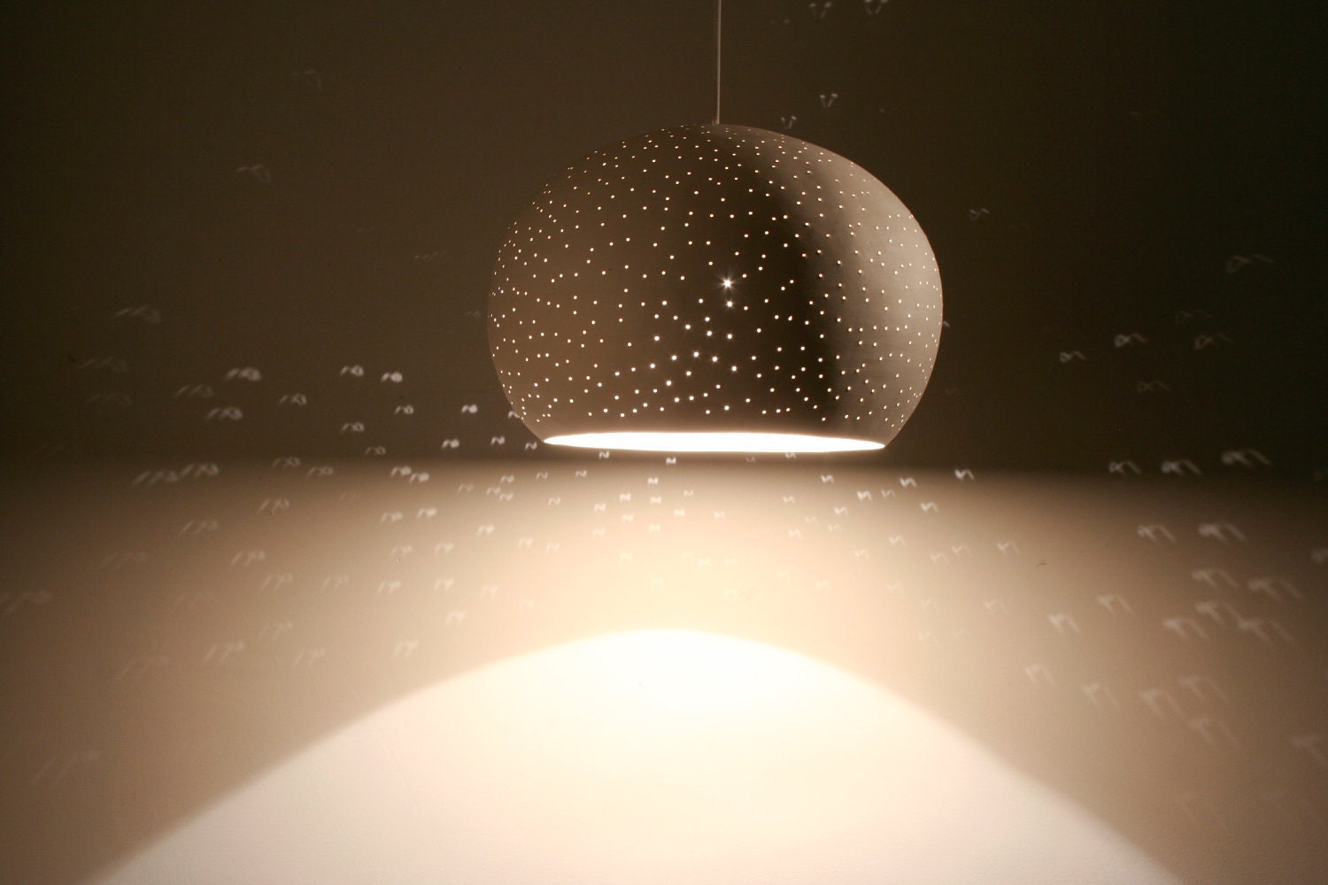 Pendant Lamp: 11" Claylight, Dot Pattern - On Sale 30% off