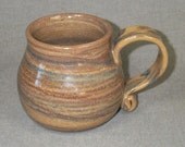 Original Hand Thrown Stoneware Coffee Mug Agateware 19oz