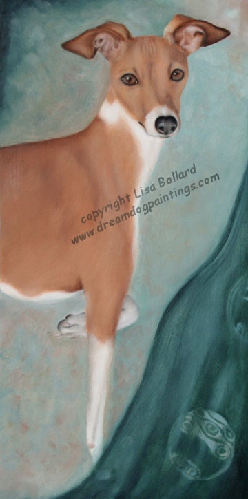 In Our Angelhood - Italian Greyhound Print