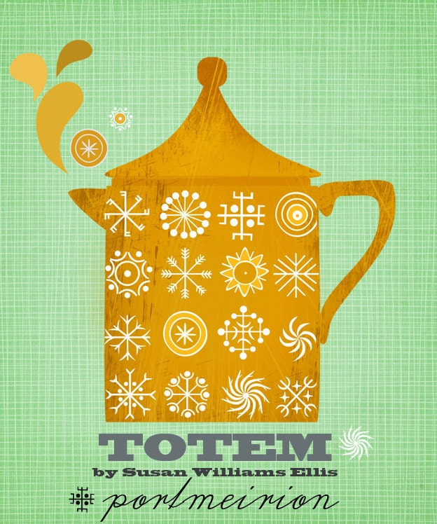 Portmeirion Totem-illustration print limited edition
