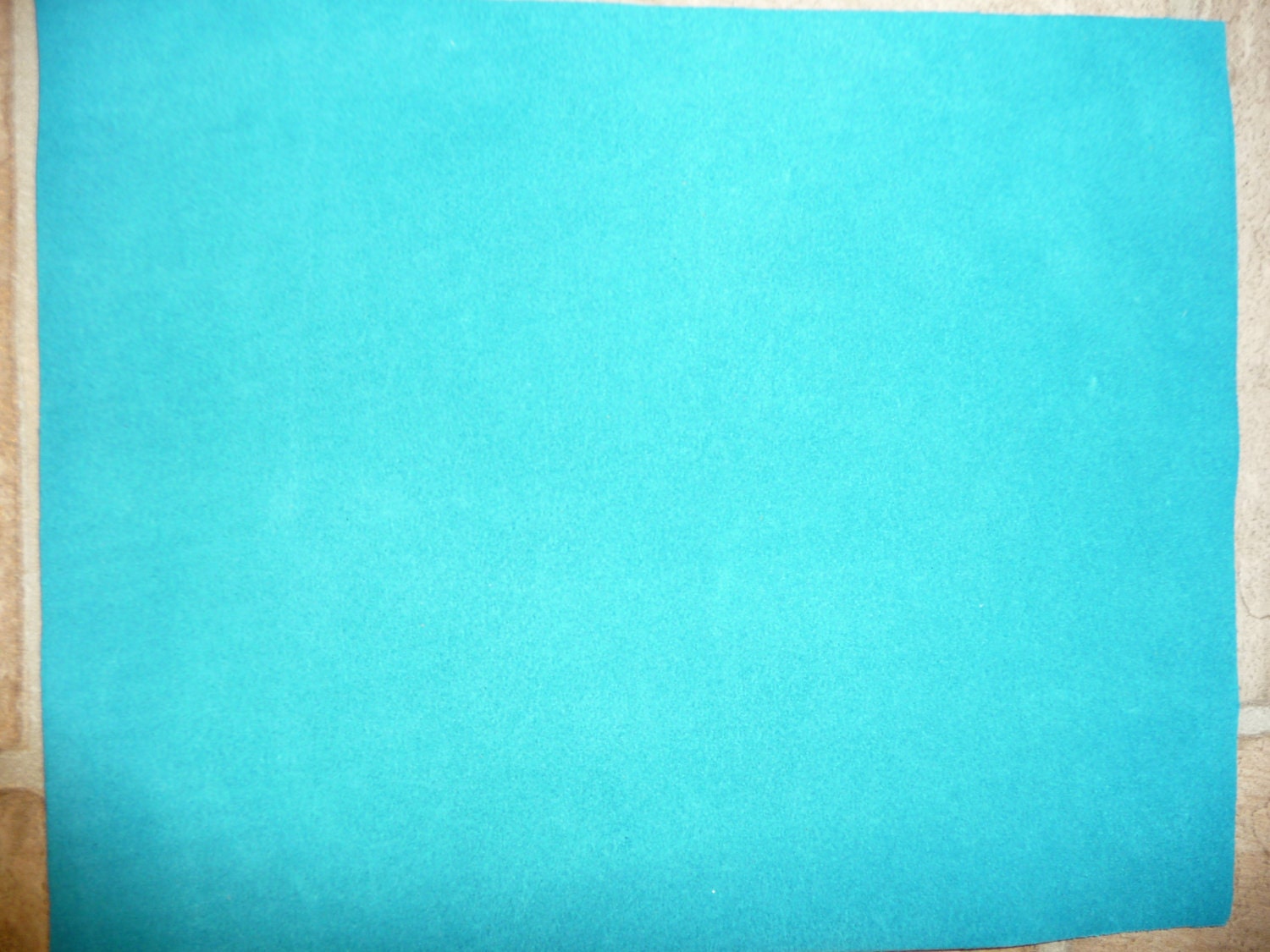 BRIGHT Turquoise Blue Suede Leather Hide 8"x10" 3.5oz/1.4mm thick buffed