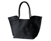 The Tilde Bag - Seatbelt Purse - Shoulder Bag / Handbag / Vegan / Black