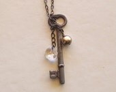 50% OFF secret is safe - a necklace of vintage and recycled jewelry