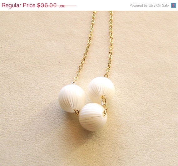 50% OFF Nelson cluster necklace - mid century modern - recycled and vintage jewelry