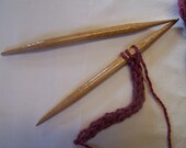 Hand Made Double Pointed Knitting Needles with Large Circumfirence...Now Free Shipping