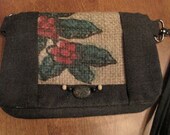 JAVABAGS Handcrafted, One-of-a-kind Large "Zinnia Bag" Clutch/Wristlet