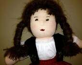 Waldorf Doll with Brown Hair and Braids