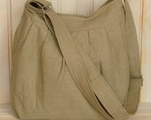 Boho Beige Linen Bag - Cruise & Resort Accessory - Ready to Ship