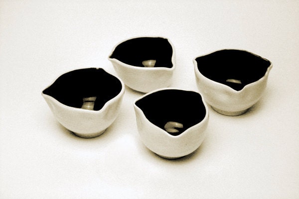 Small Porcelain Spice Bowls