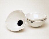 Black and White Porcelain Sipping Bowls