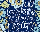 Card - Go Confidently Blue
