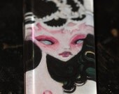 Siren Original Painting Pendant