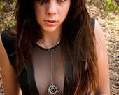 French Peacock Eye Necklace Vest