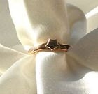 Handmade Jewellery 9ct 9k Rose Gold Star Ring - UK size M, US Size 6 1/4