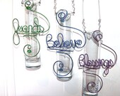 Glass Bud Vase Hanging Glass Rooting Vase Personalized Flower Vase