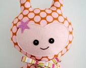 Pink Polka Dot Super Hero Bug Doll