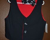 The "Gunnar" vest and bow tie set  Size 6 year, ready to ship