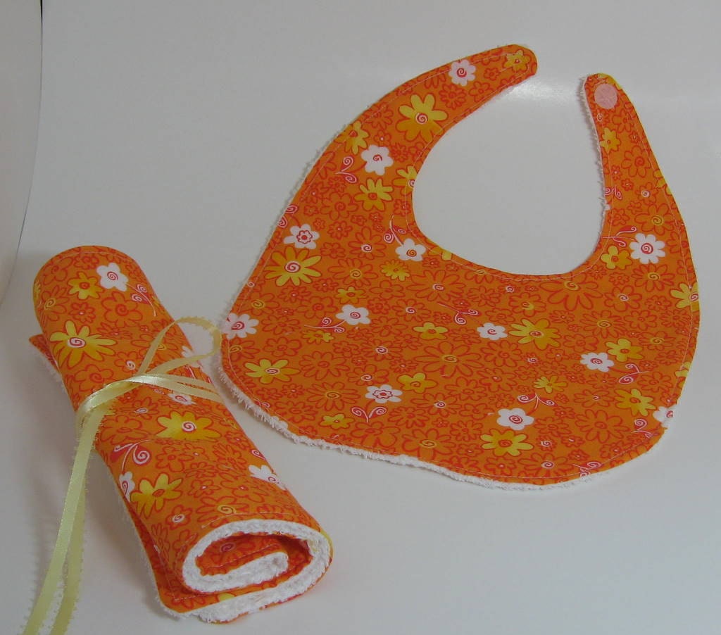 Bib and Burp Pad Towel