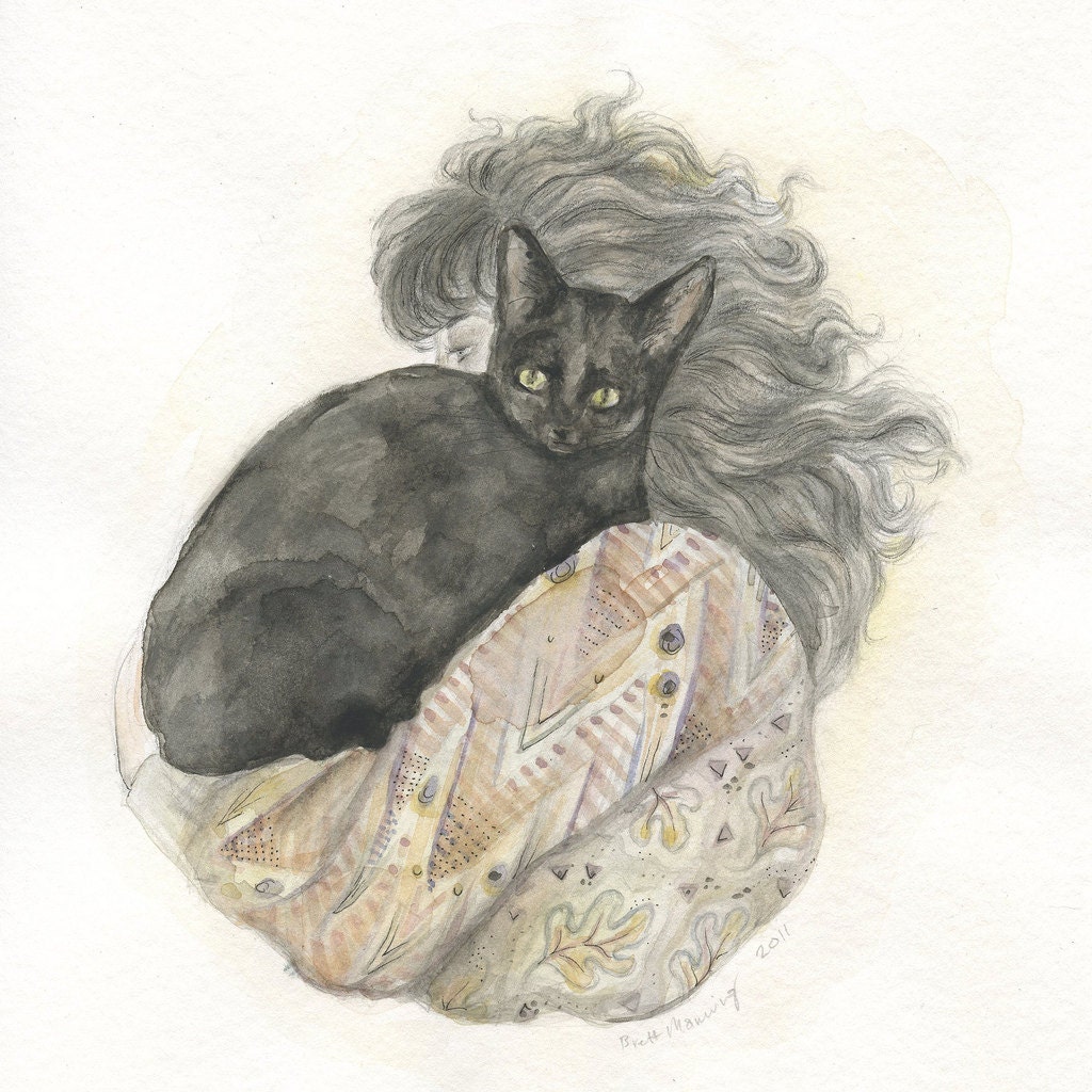 My Black Cat - Original Artwork