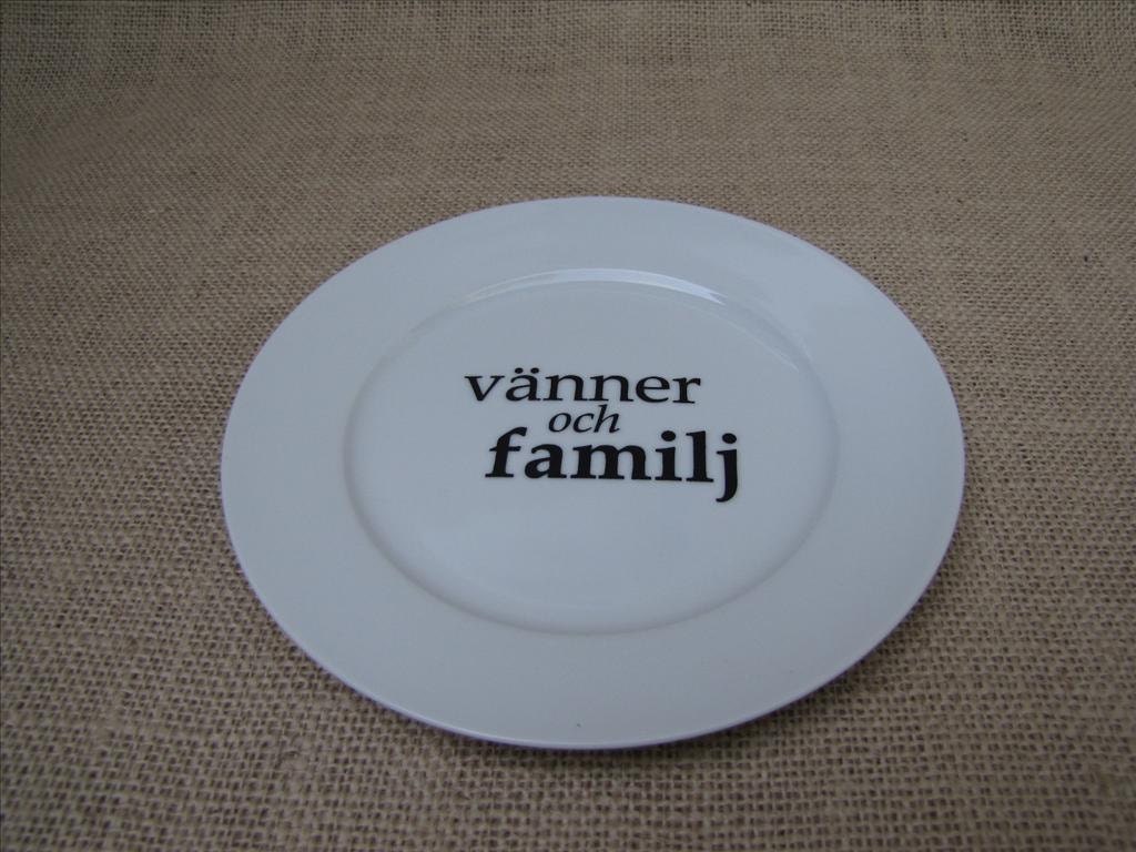 Friends and Family Porcelain Dessert Plates