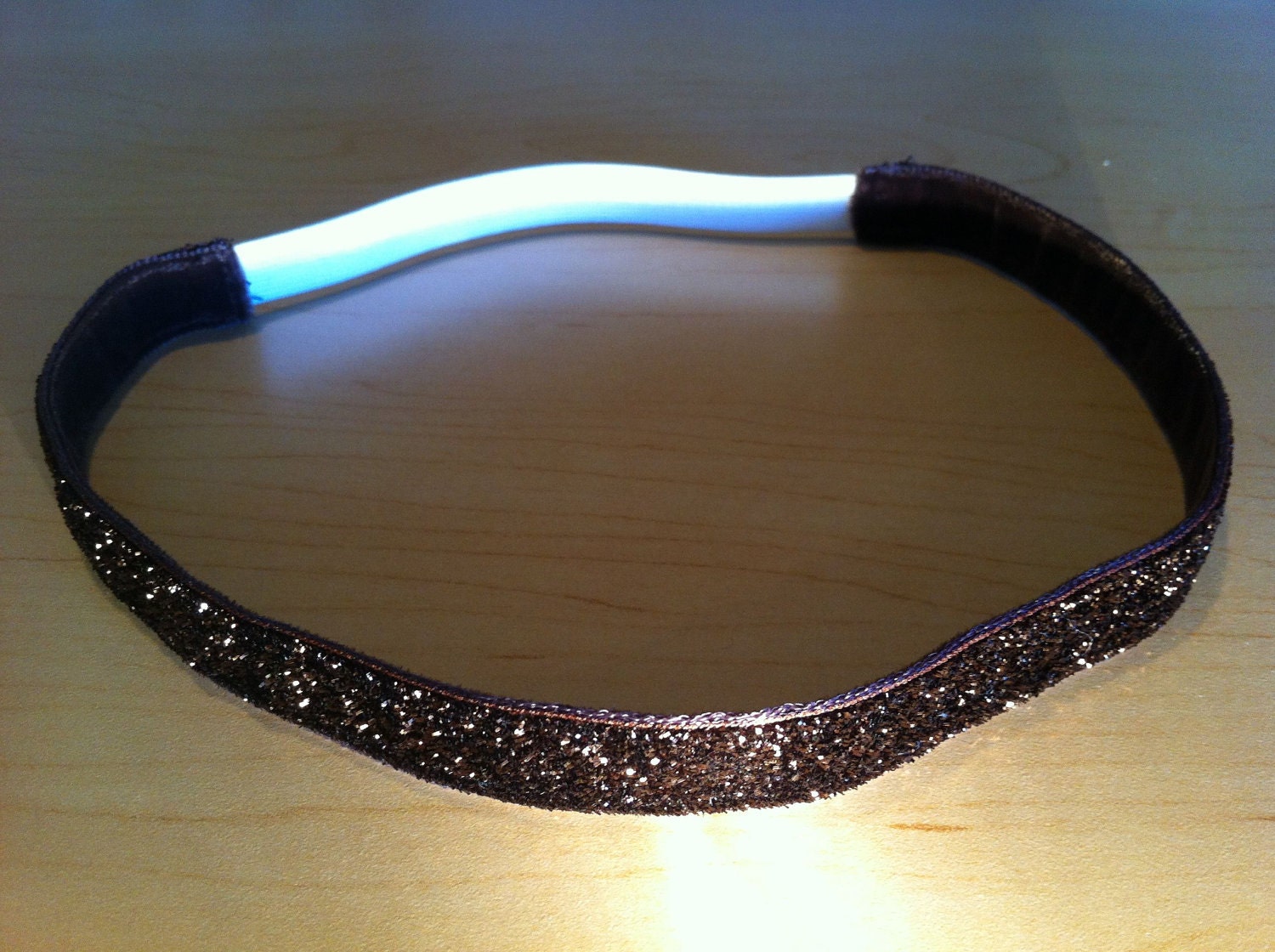 Bronze Sparkle Headband (5/8" wide)