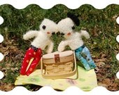 Chicken Art Print - Chickenpants Limited No. 16 - Conversation in the Park
