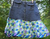 Upcycled girls skirt