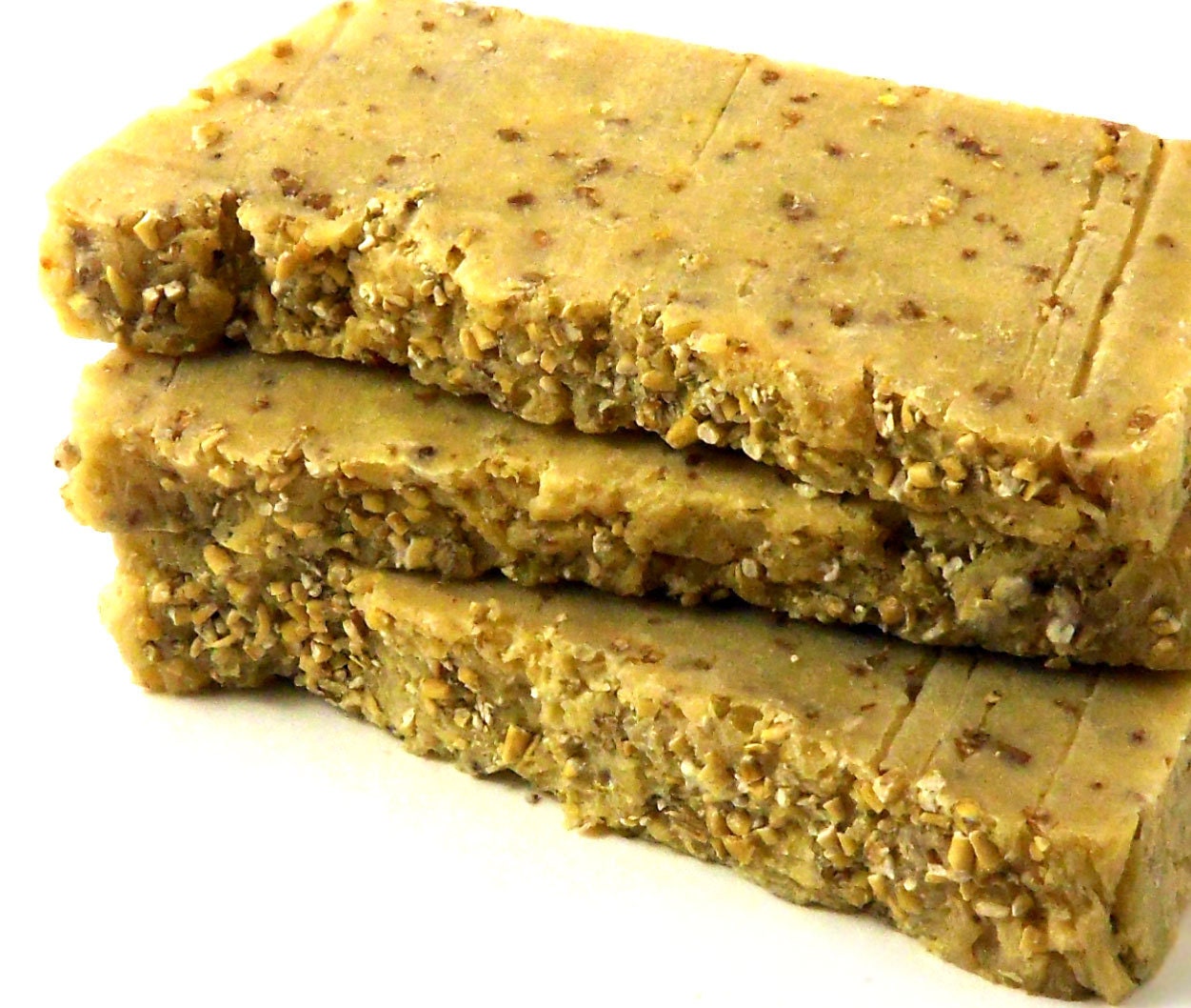 Exfoliating Oatmeal Soap Bar - with Cocoa Butter and Rolled Oats