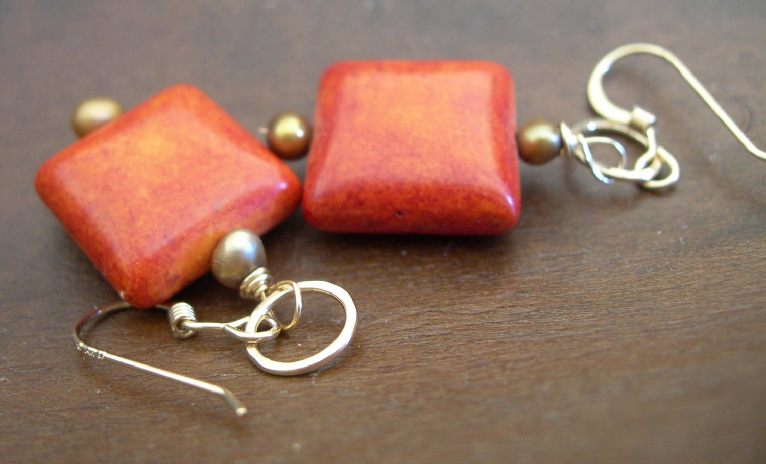 Jade earrings