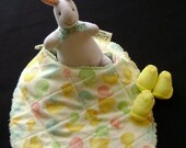 Easter Bib  - Little Chicks - Reversible Bib