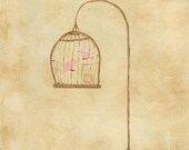 Two Birds in a Cage - PRINT 8x10