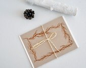 Silhouette Tiny Tree collection - special set - 4 gocco screen prints