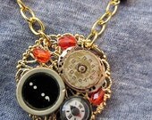 Steampunk Antique Treasures Necklace
