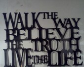 Metal wall hanging