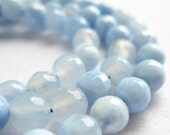Agate 6mm rounds - 15 inch strand