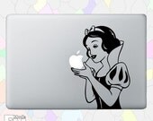 Snow White  - Vinyl Decal for MacBook or Ipad