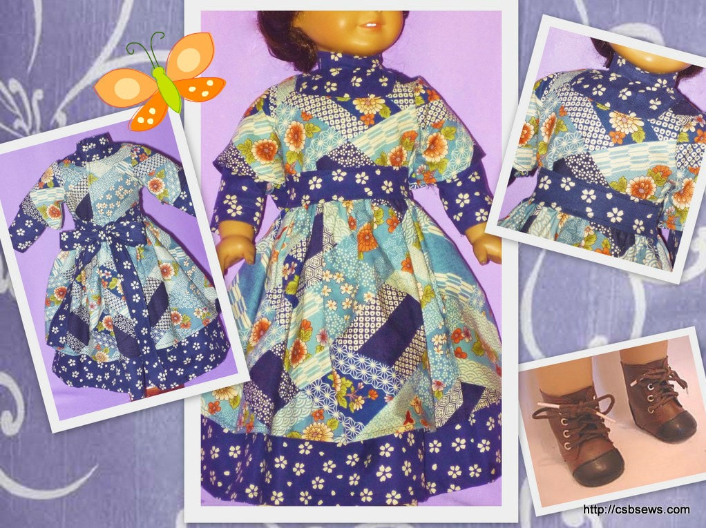 American Girl Doll Addy - Dress with Boots (circa 1850)