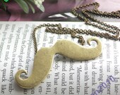 Pretty retro copper beard necklace pendant jewelry vintage style - Sales