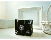 Dandelion  Box  black  weddings decor Bin Organizer Storage Basket  Handmade  tagt team Gift Wrap