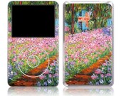 Apple iPod Classic Skin Cover - Claude Monet Artist's Garden at Giverny Art