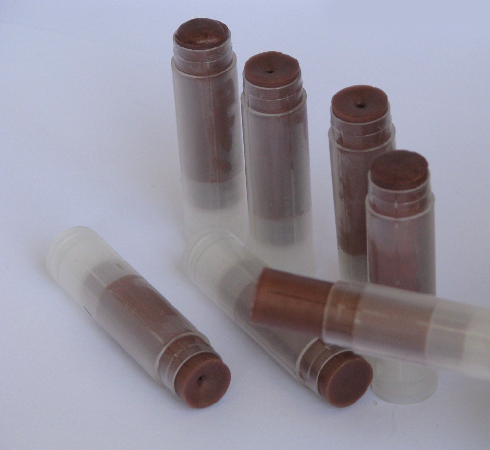 Toffee Brown Tinted Lip Butter: Healing Organic Natural - Intensive Moisturizer for Dry Lips