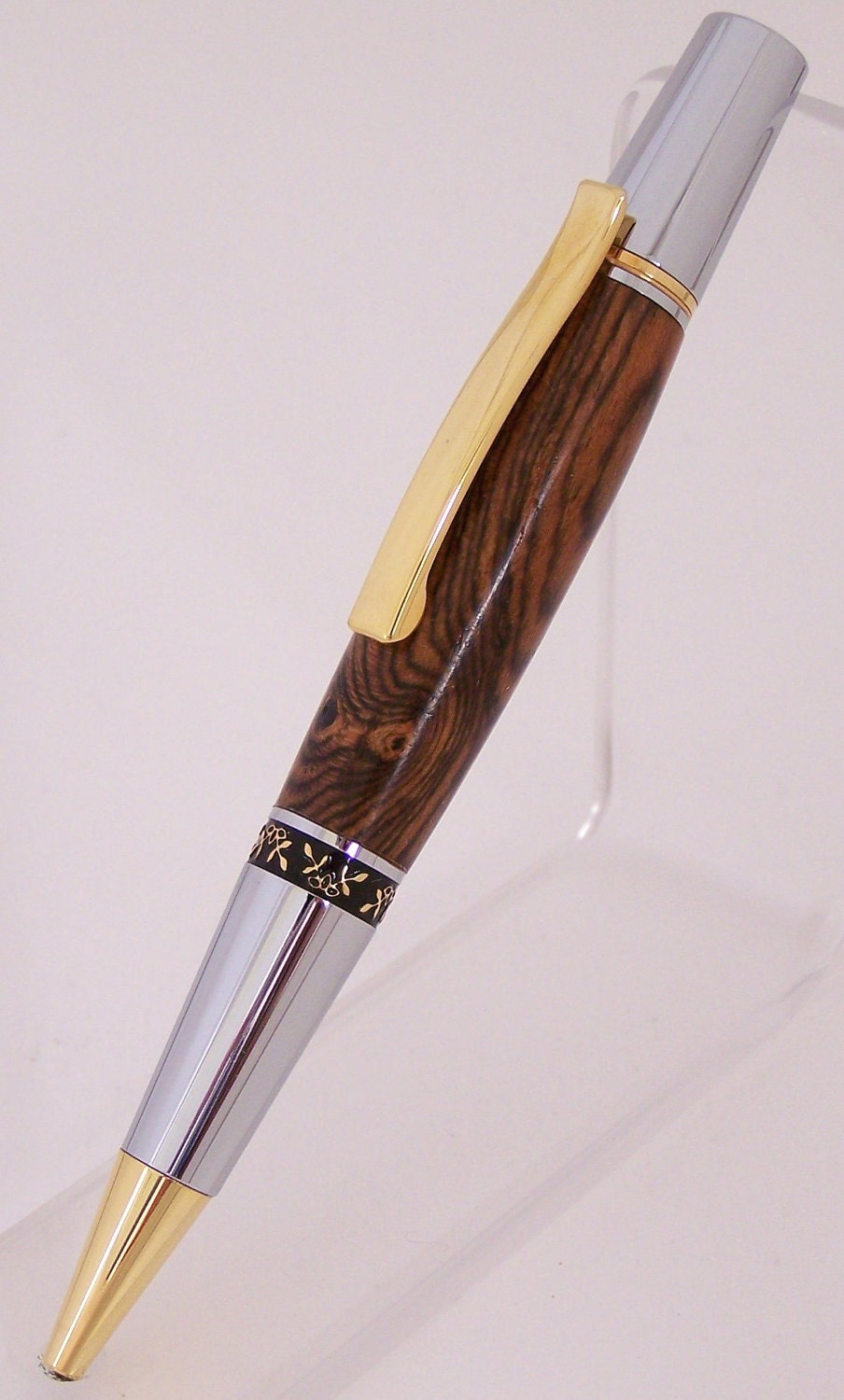 Bocote Wood Elegant Beauty Ballpoint Pen (Handmade in USA)