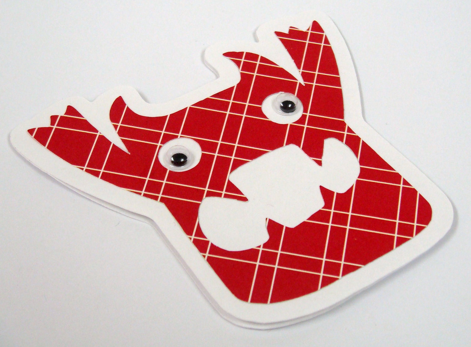 Red Monster Mini Note Card