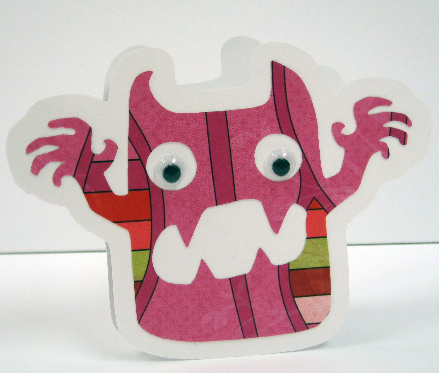 Purple Monster Mini Note Card