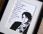 Mr Darcy's Proposal Giclee Print - Original Art Print - 8x10